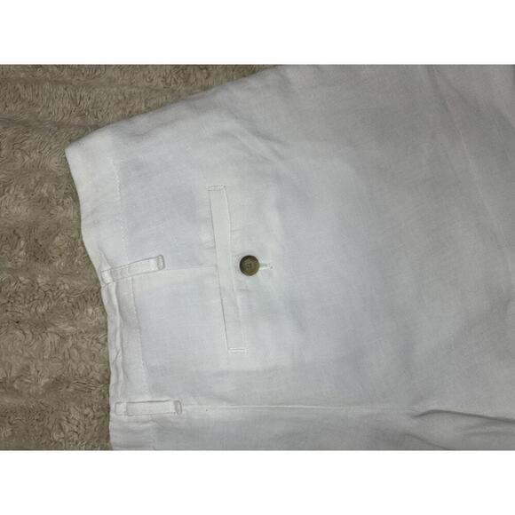 LOFT classic white linen mid-rise casual shorts Size 2 - Picture 6 of 6